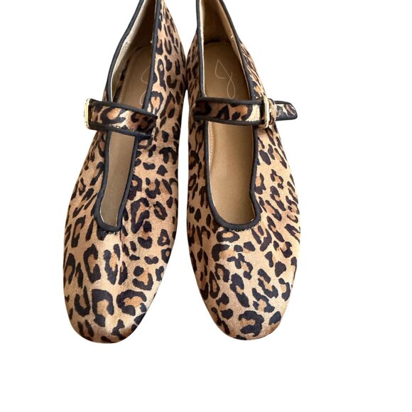JOIE Animal Print Dea Mary Jane Flats Size 7 - Picture 6 of 9
